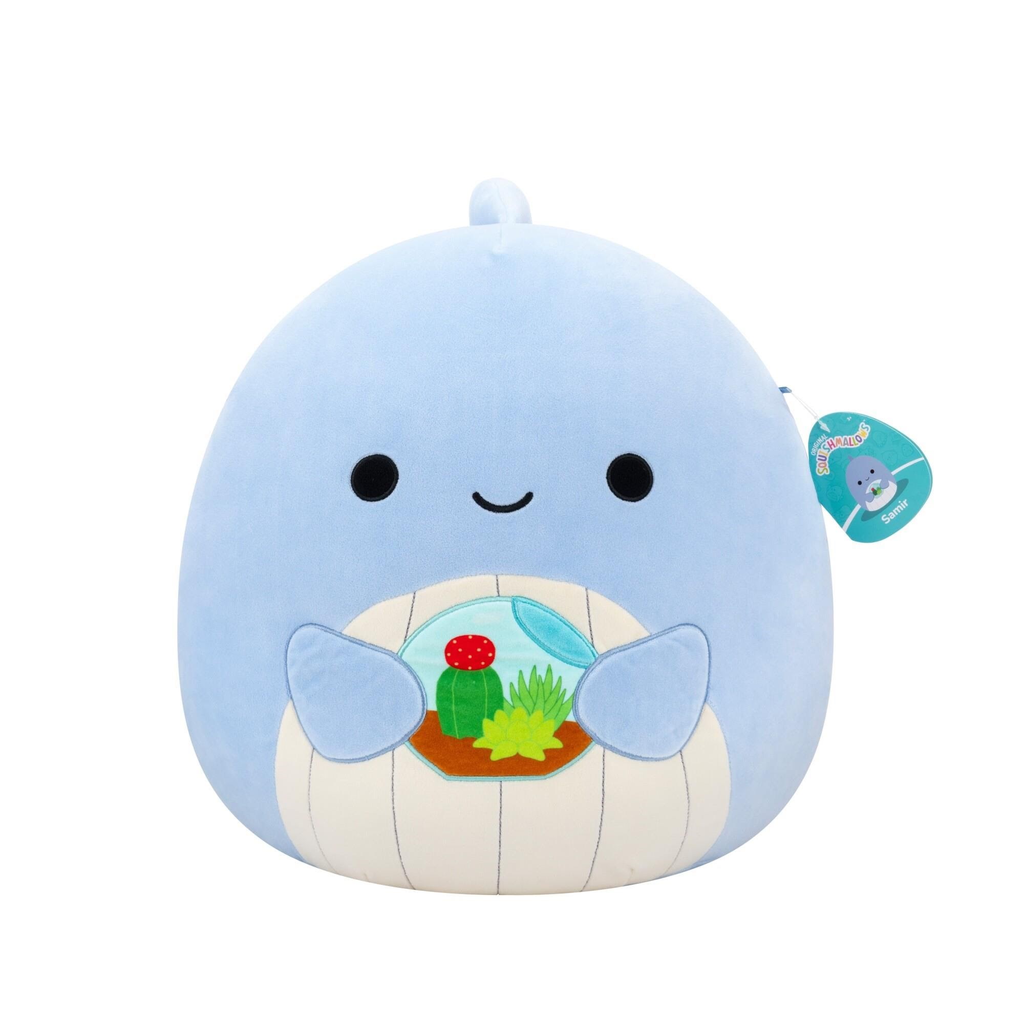 Squishmallows Samir The Whale Holding a Terrarium 40 cm - Plush 227699