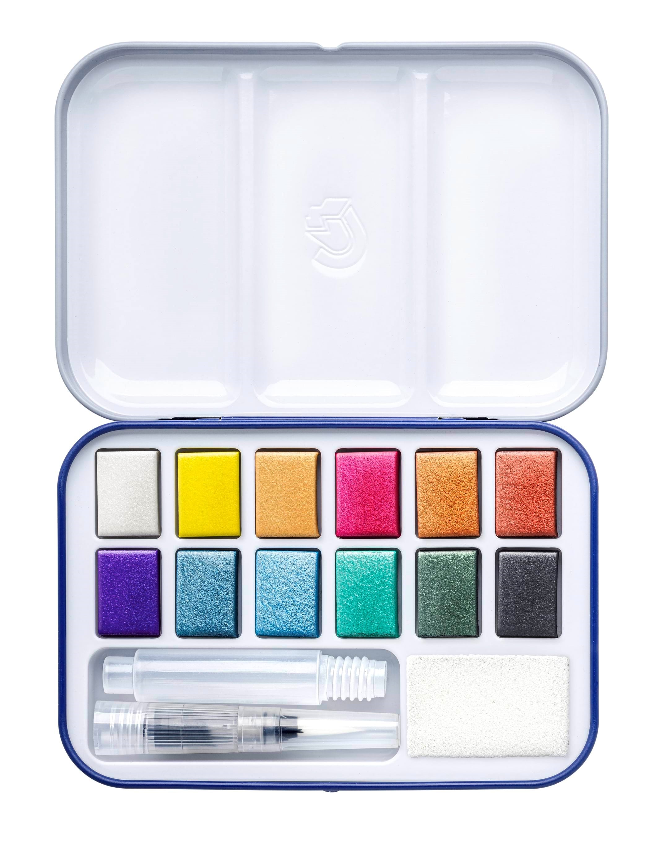 Staedtler Watercolour Pans Metallic DJ 12x - Utensilien Zum Schreiben Und Zeichnen 888m M12-c
