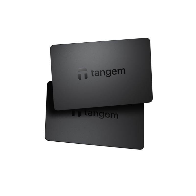Tangem Wallet - 2-card Set - Black - Systemzubehoer Tg128x2-b
