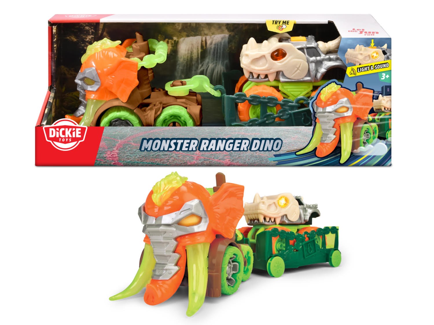 Dickie Monster Ranger Dino - Spielzeugauto