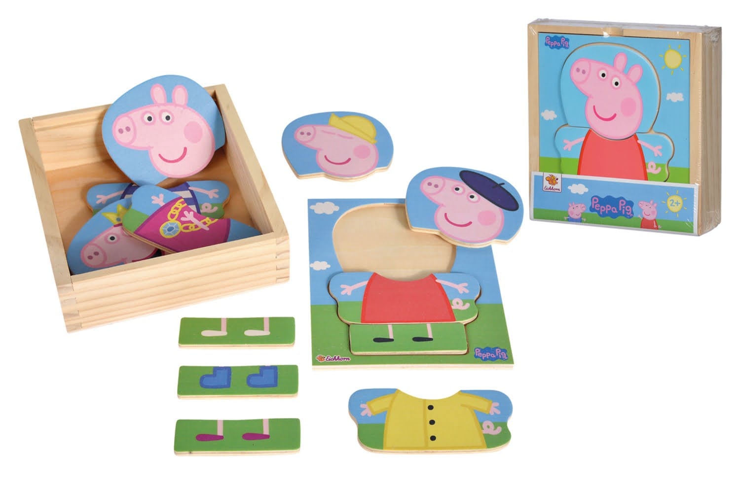 Peppa Pig Dress Up Puzzle - Holzspielzeug