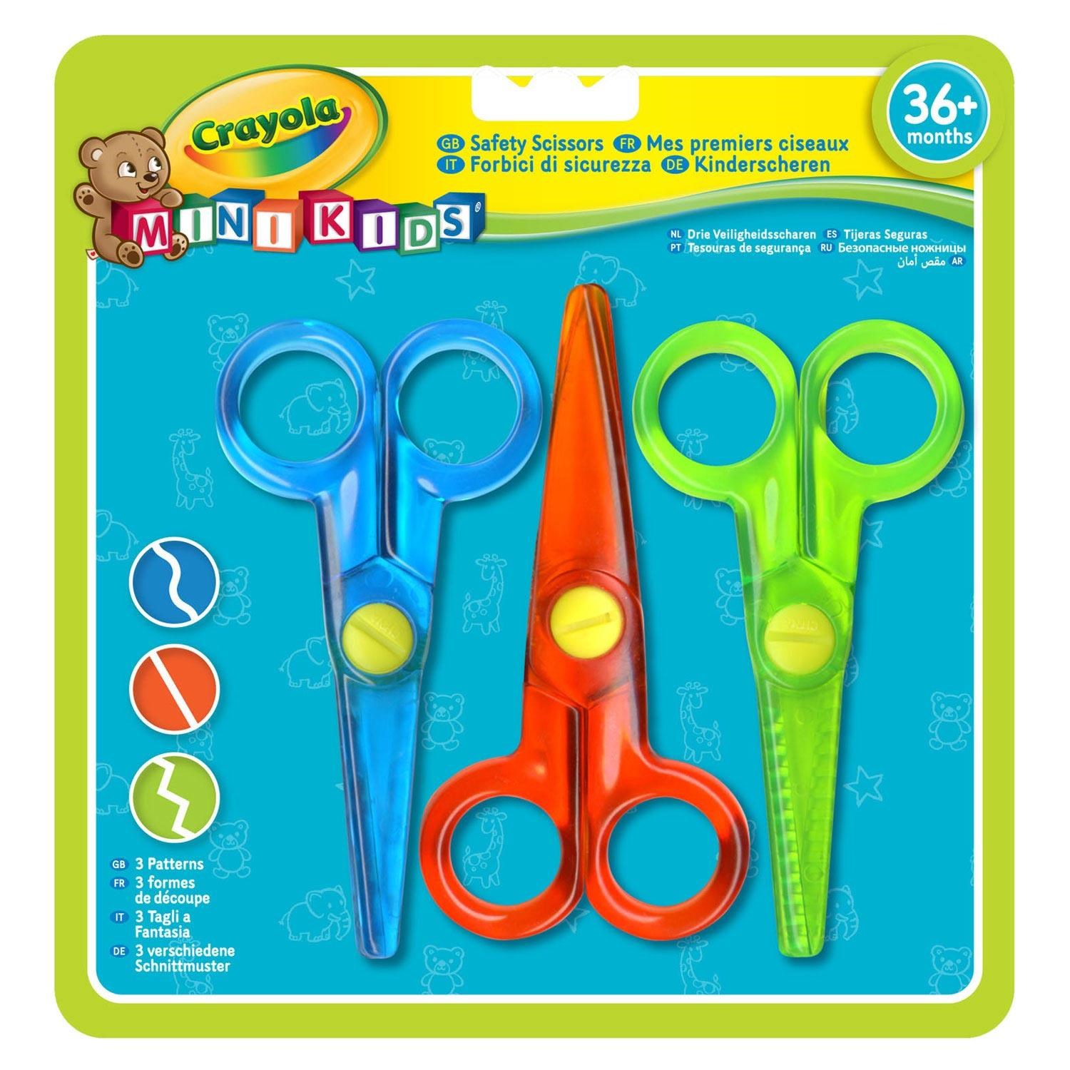 Crayola - Mini Kids - Children's Scissors 3 Pcs. - Schreibtischzubehoer 256411