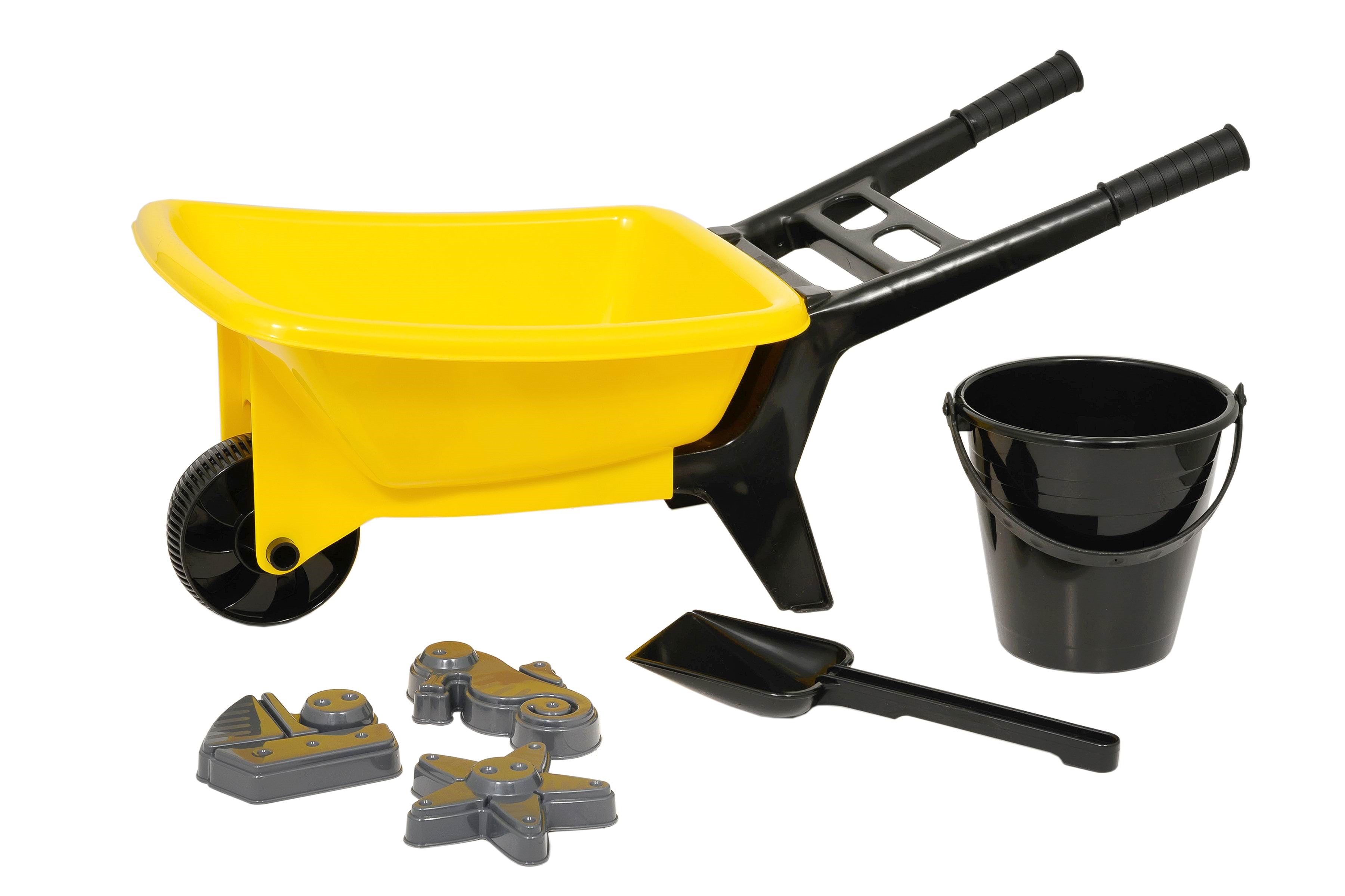 Plasto Wheelbarrow Set Yellow - Spiele im Freien