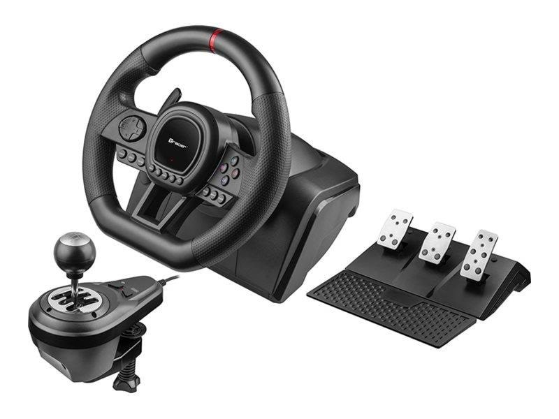 Tracer Simracer - Lenkrad & Pedalen & Schalthebel Set - Wired Lenkrad & Pedale Set - Sony Playstation 4 - Gaming Zubehoer