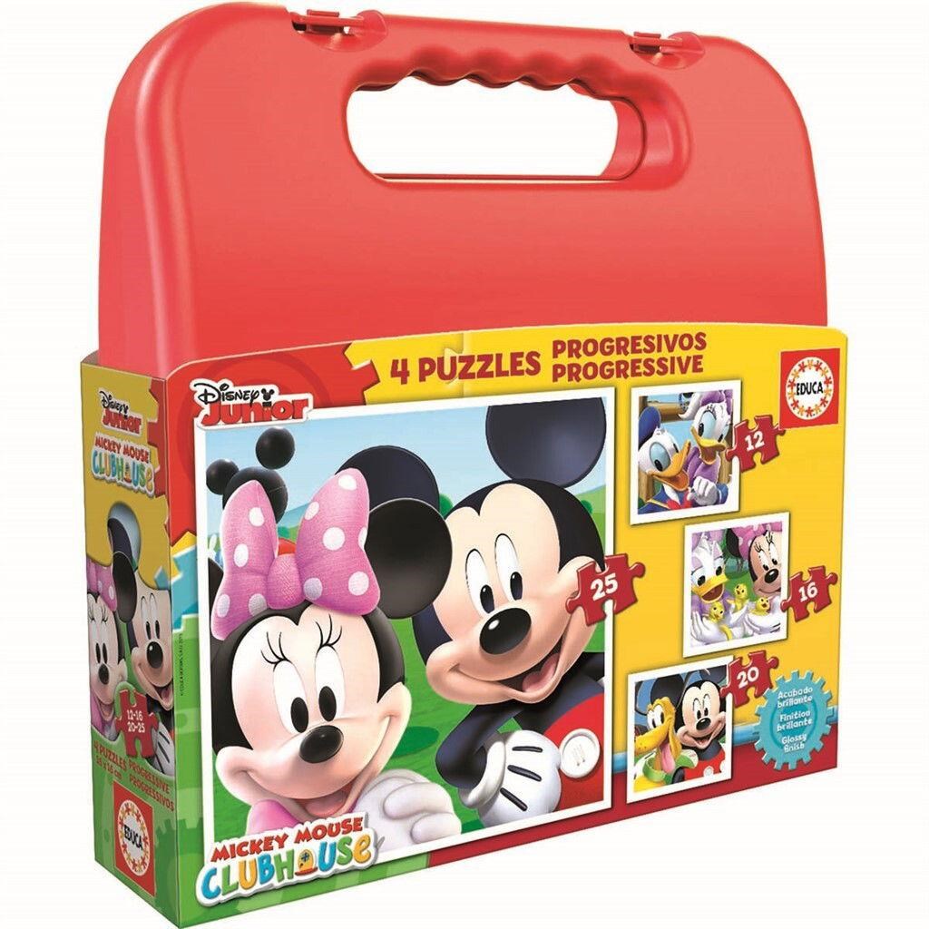 Educa 12-16-20-25 Mickey Mouse Club House - Puzzle