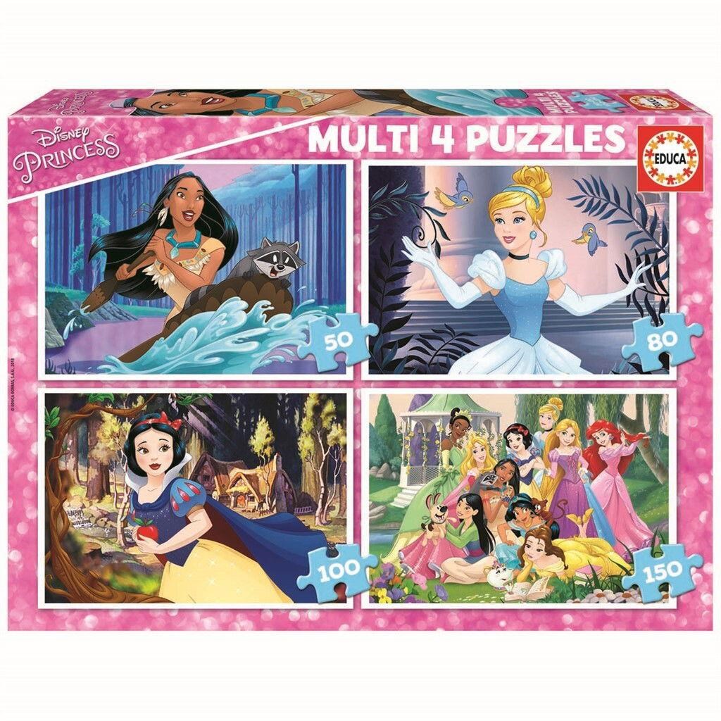 Educa 50-80-100-150 Disney Prinzessinnen - Puzzle