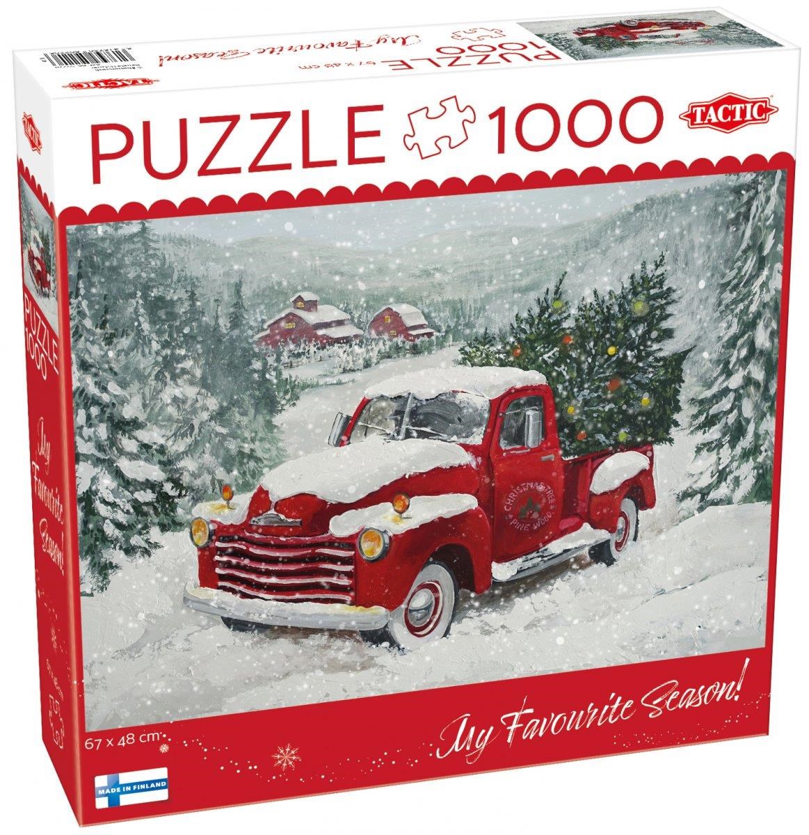 Tactic Christmas Tree Truck 1000 Pcs Puzzle