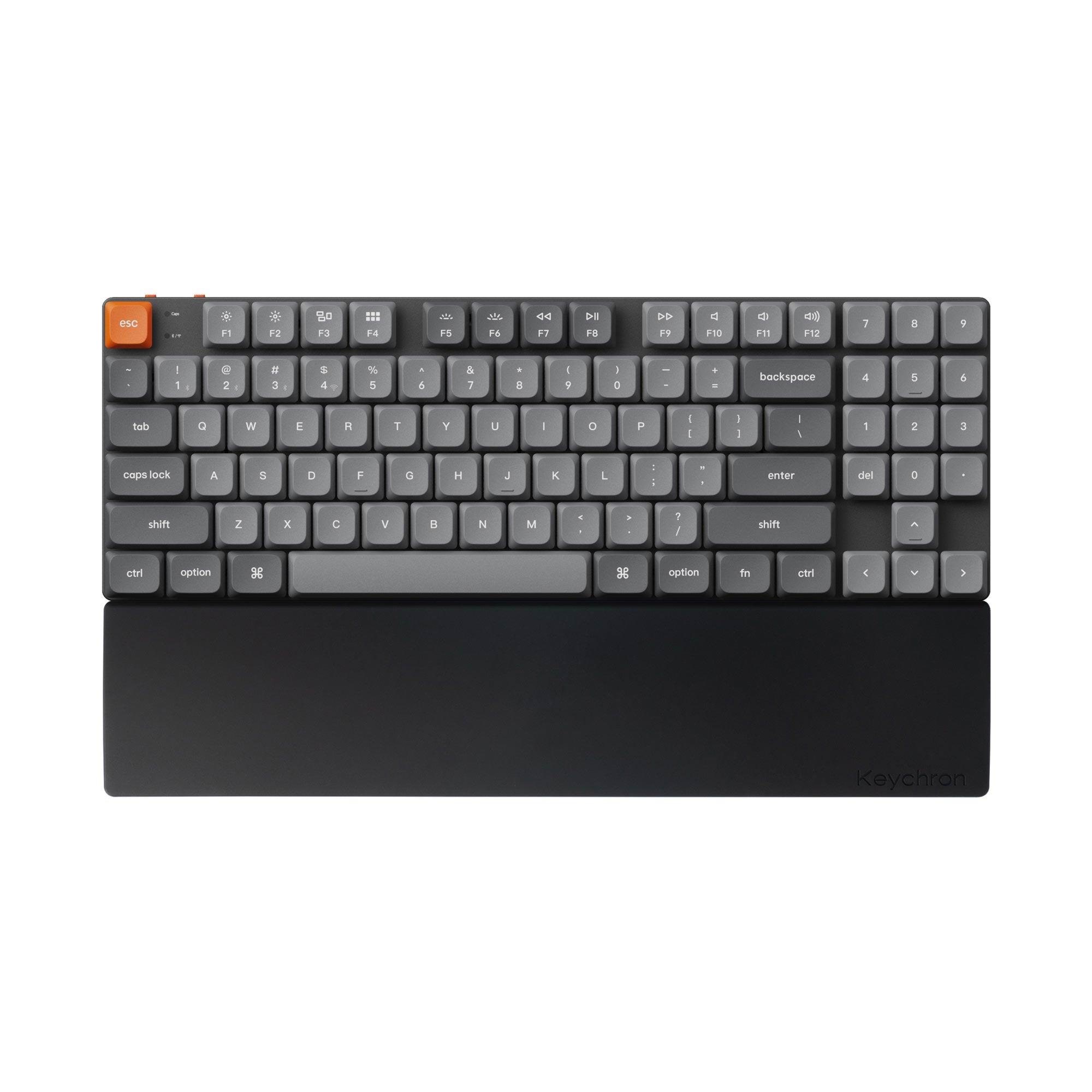 Keychron Silicone Palmrest K1 / K1 Max / K13 / K13 Max Series - Handgelenkstütze - Schwarz - Tastaturen Pr59