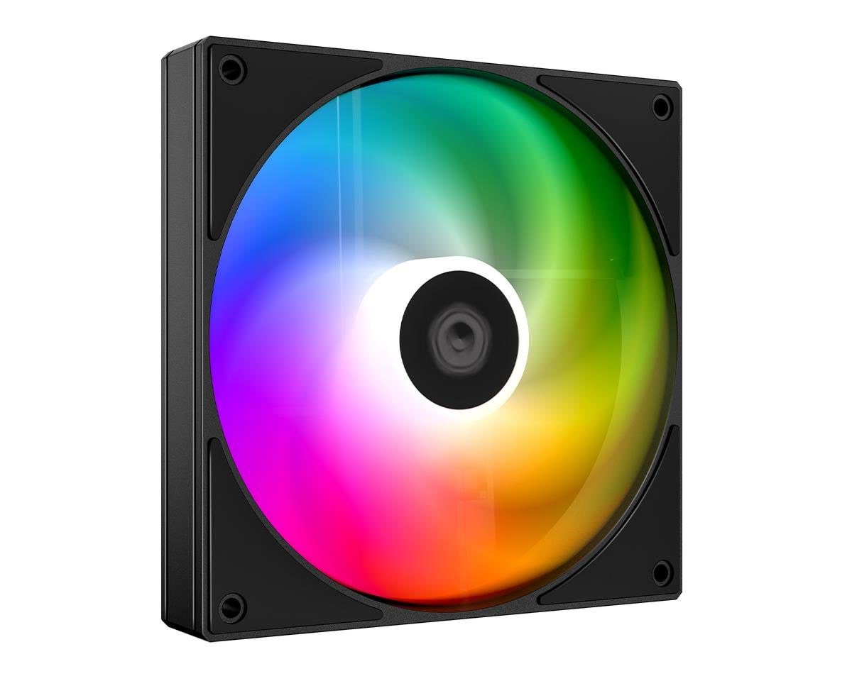 Id-cooling As-140-argb-k - Gehäuselüfter - 140mm - Schwarz Mit Rgb Led - 25 Dba - Gehaeuseluefter