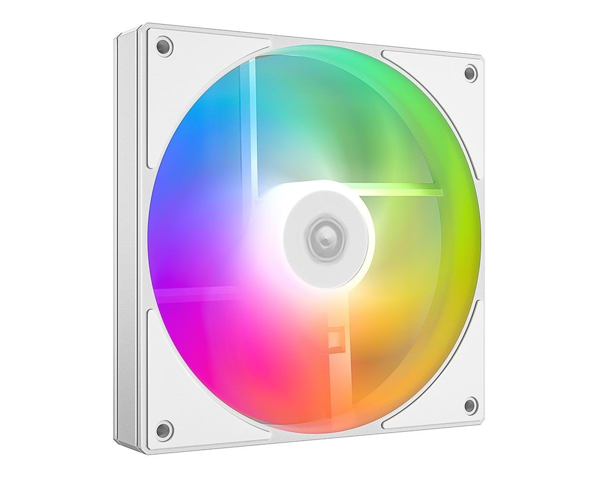 Id-cooling As-140 Argb White - Gehäuselüfter - 140mm - Weiß Mit Rgb Led - 25 Dba - Gehaeuseluefter As-140-argb-w