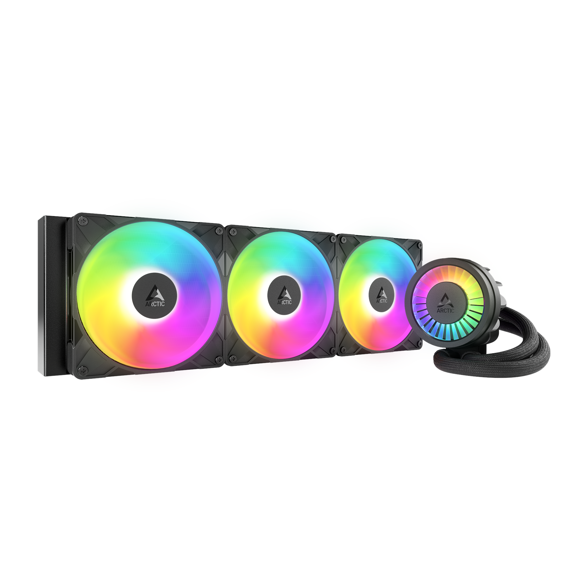 Arctic Liquid Freezer Iii Pro 420 A-rgb - Cpu-wasserkühlung - Cpu Kuehler Schwarz Mit Rgb-licht Acfre00185a