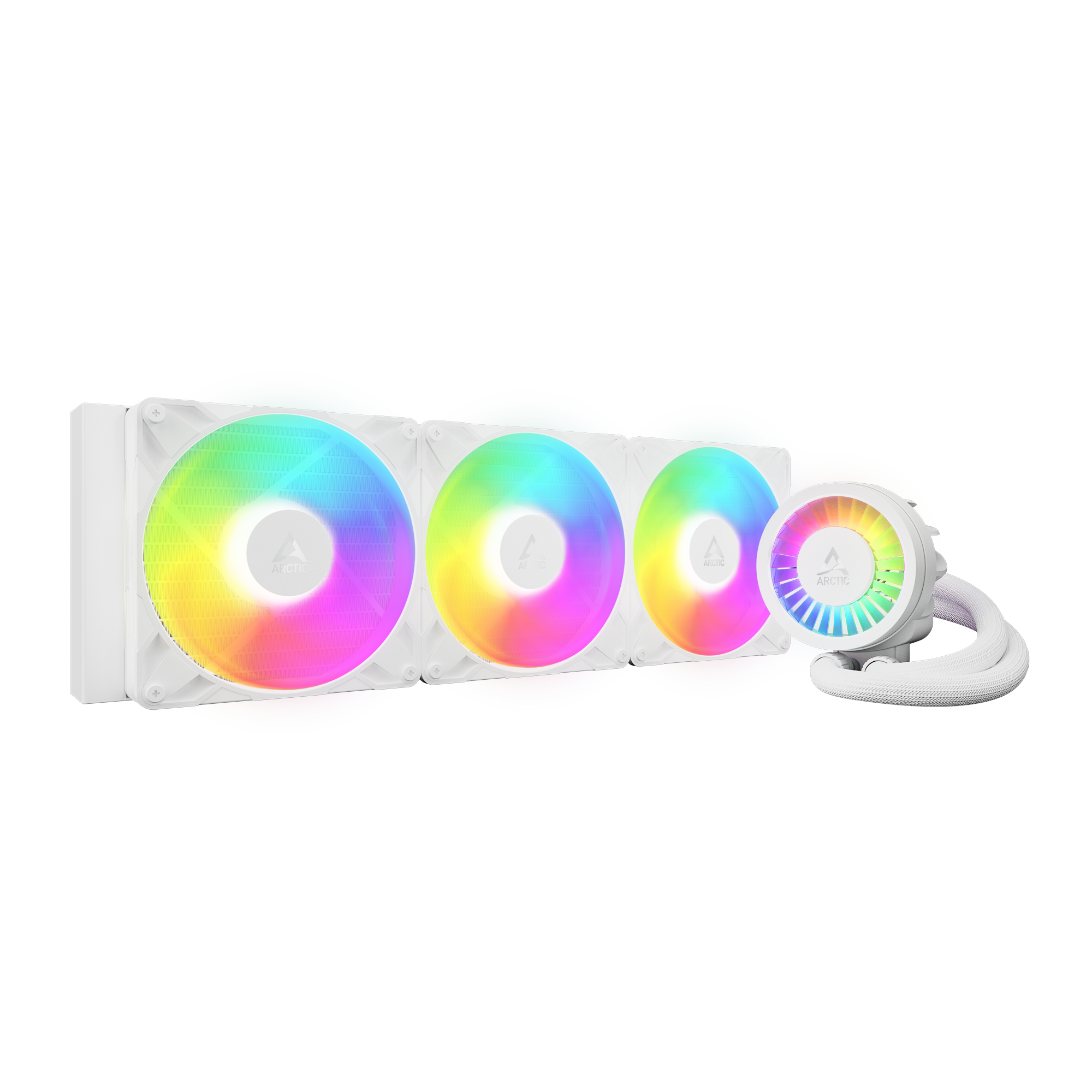Arctic Liquid Freezer Iii Pro 420 A-rgb (White) - Cpu-wasserkühlung - Cpu Kuehler Weiß Mit Rgb-beleuchtung Acfre00189a