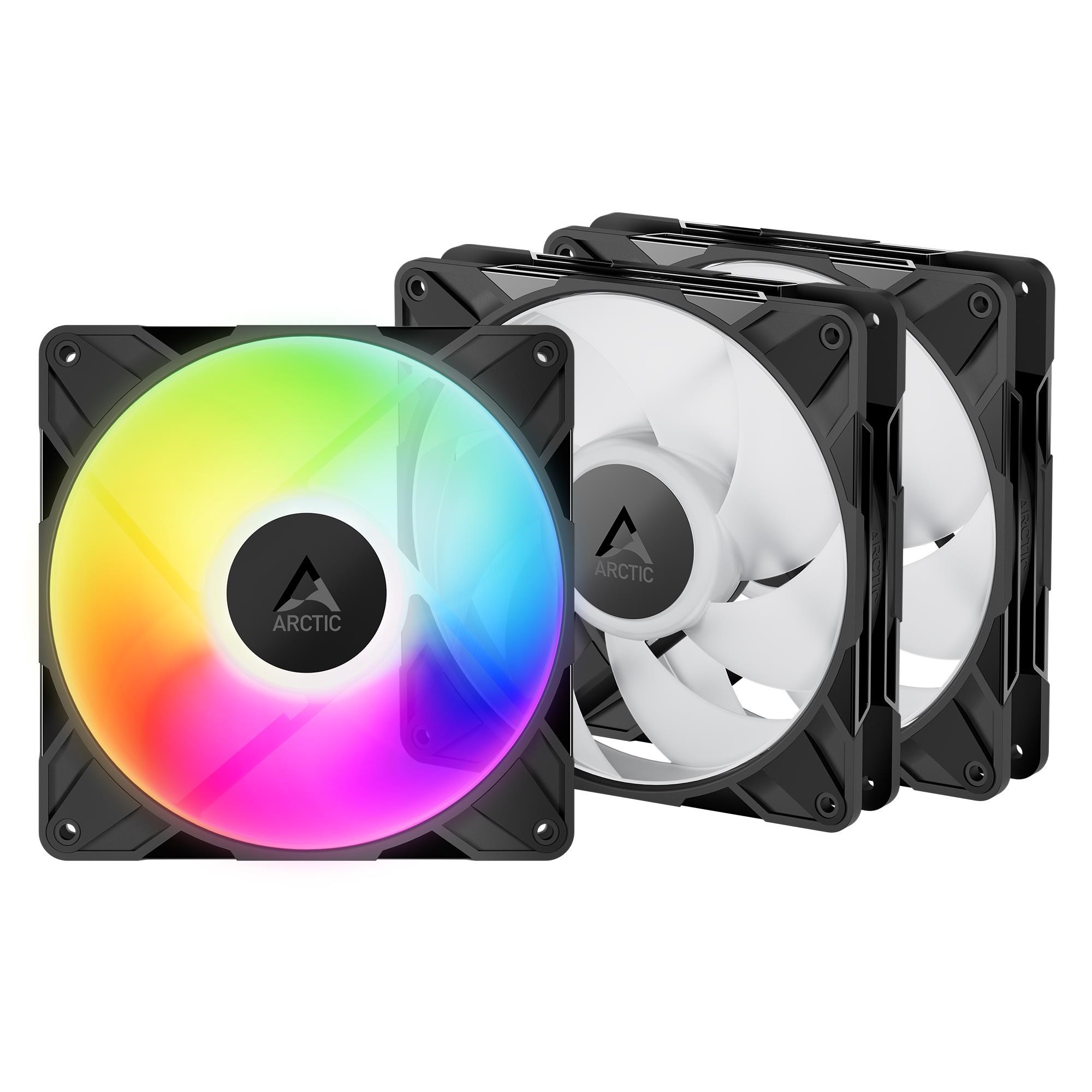 Arctic P14 Pro A-rgb - 3 Pack - Gehäuselüfter - 140mm - Schwarz Mit Rgb Led - Gehaeuseluefter