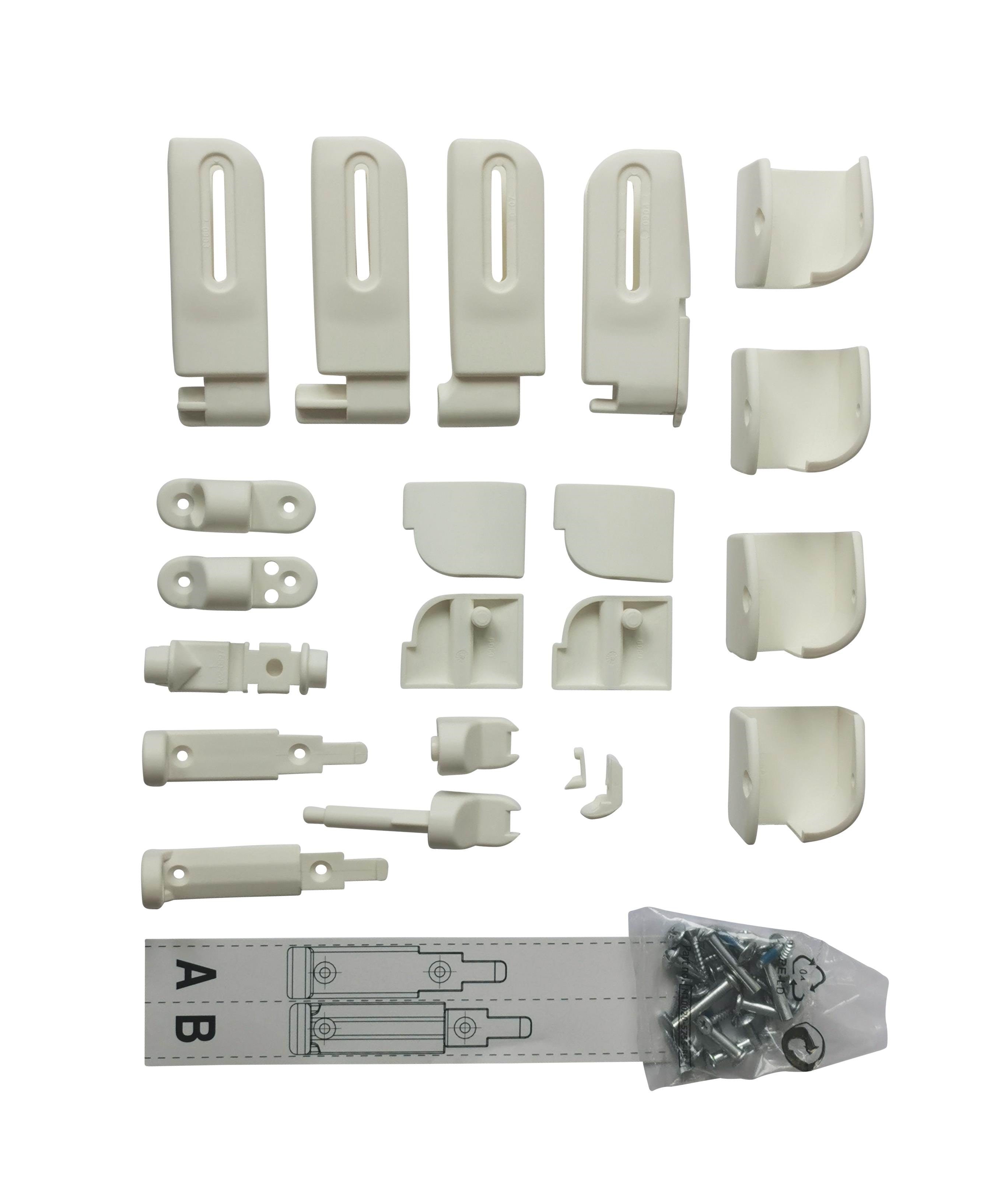 Babydan Fittings For Elin/flexi Fit Safety Gates Wood White - Babypflege 100454