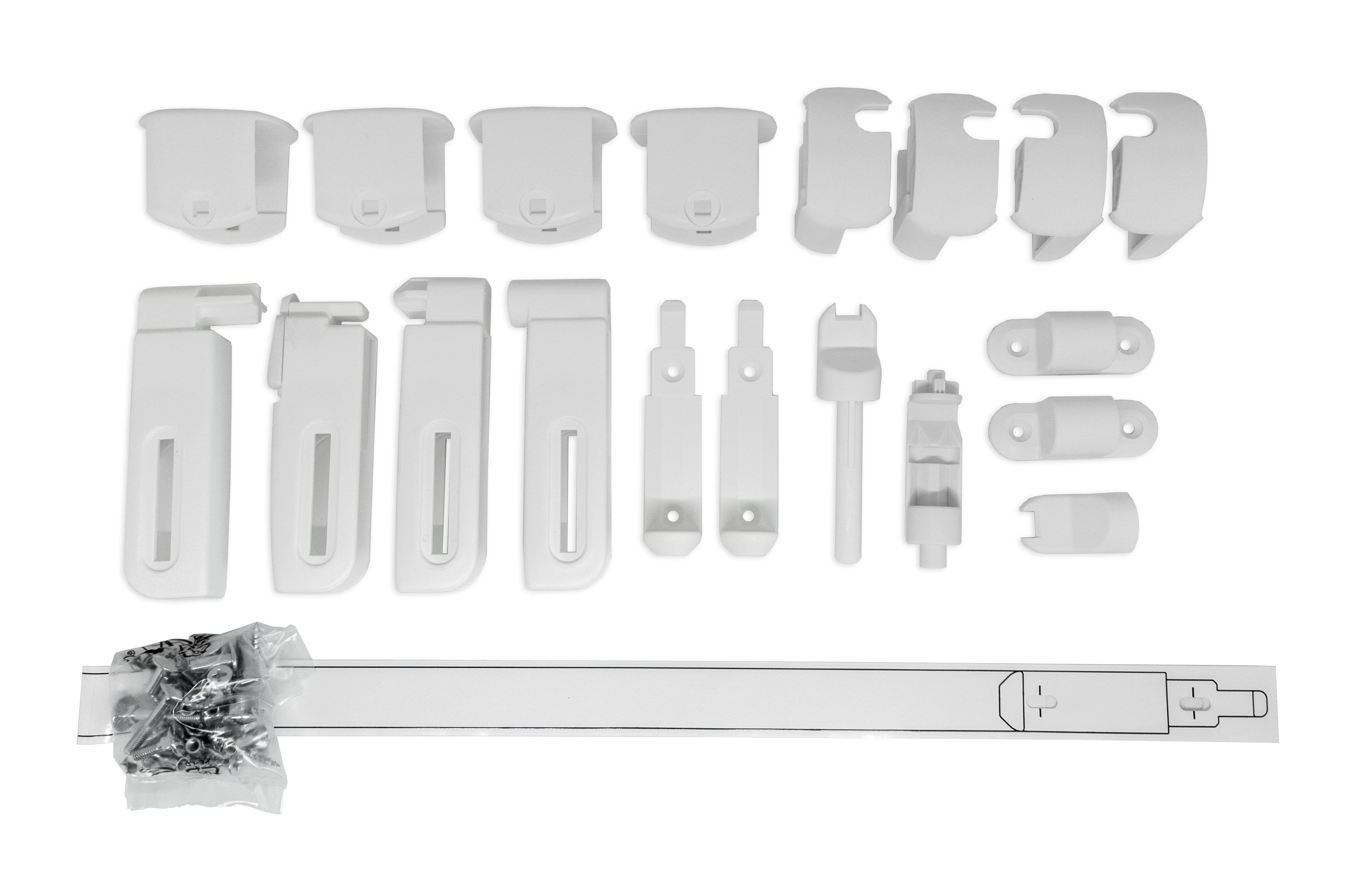 Babydan Fittings For Flexifit Metal/ebba Safety Gate Metal White - Babypflege