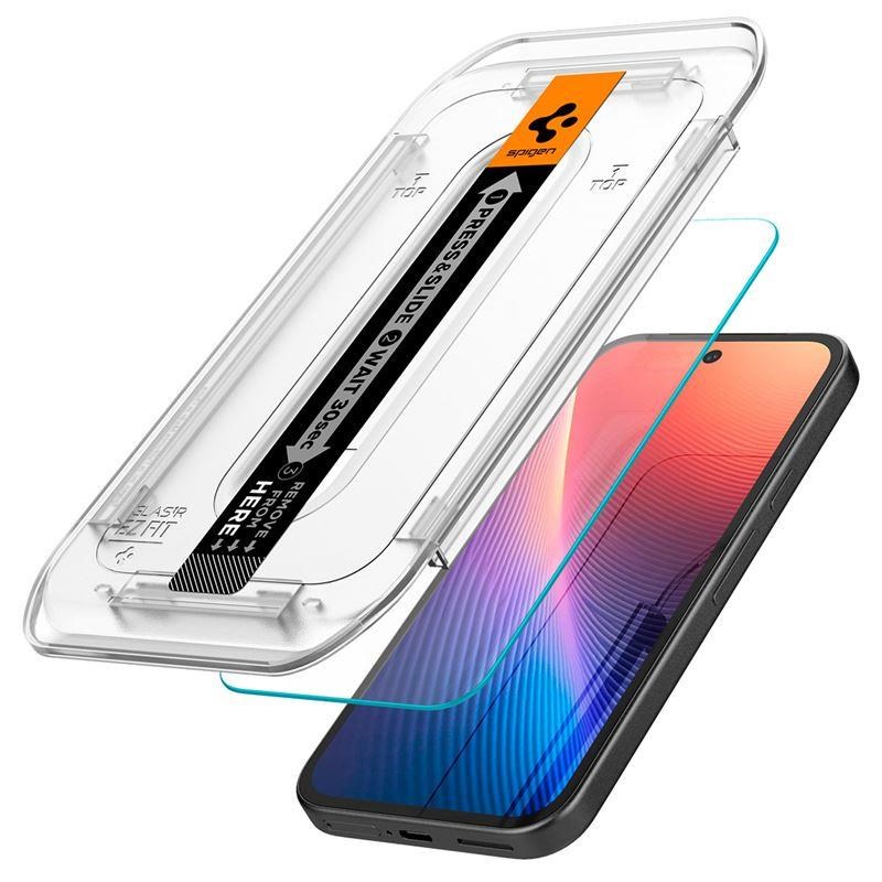 Spigen Glass tR EZ Fit 2 Pack - Transparency - Google Pixel 9a - Handys Schutzfolie Agl08938