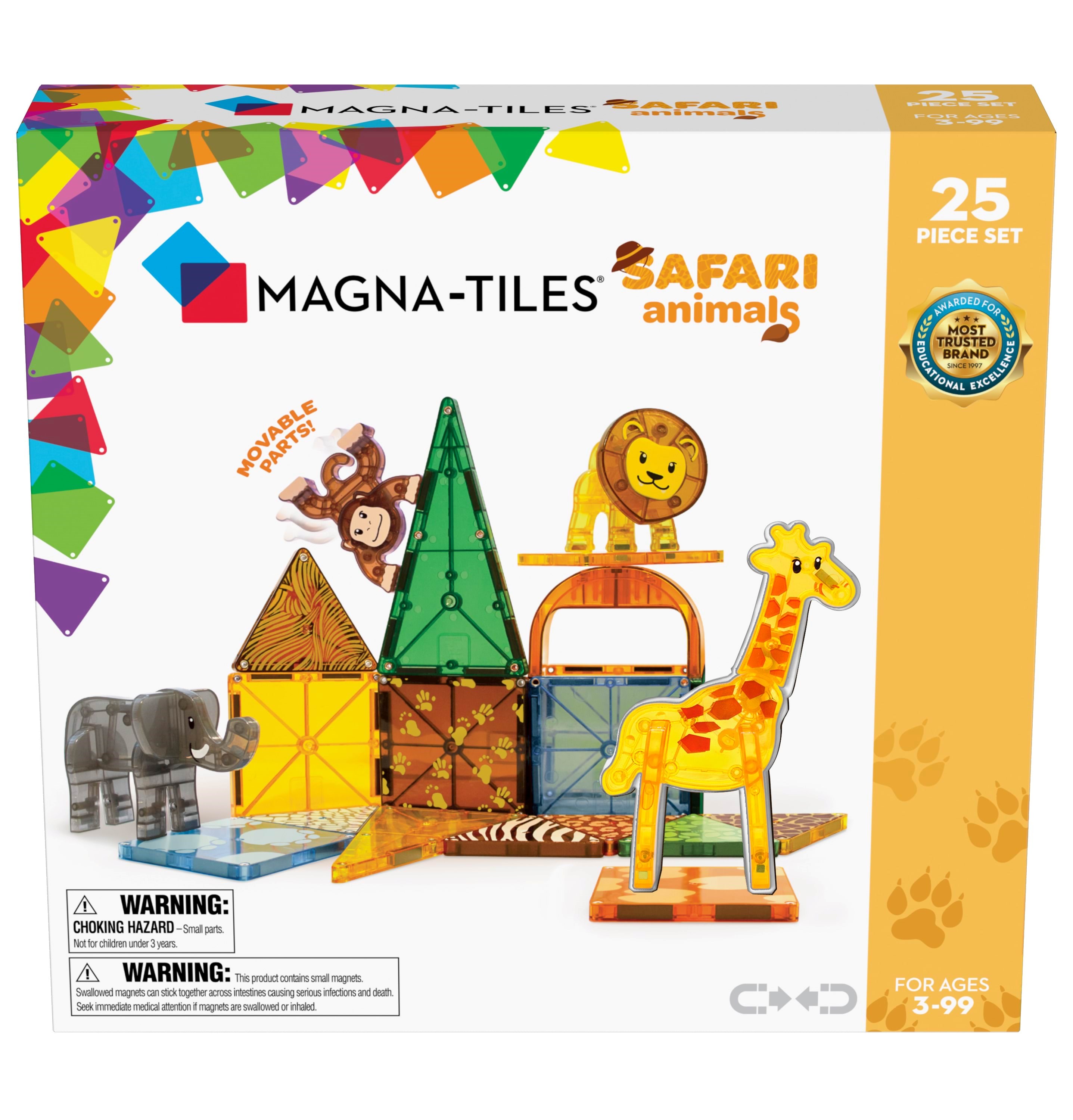 Magna-tiles Safari Animals 25 Pcs Set - Bausets 90220