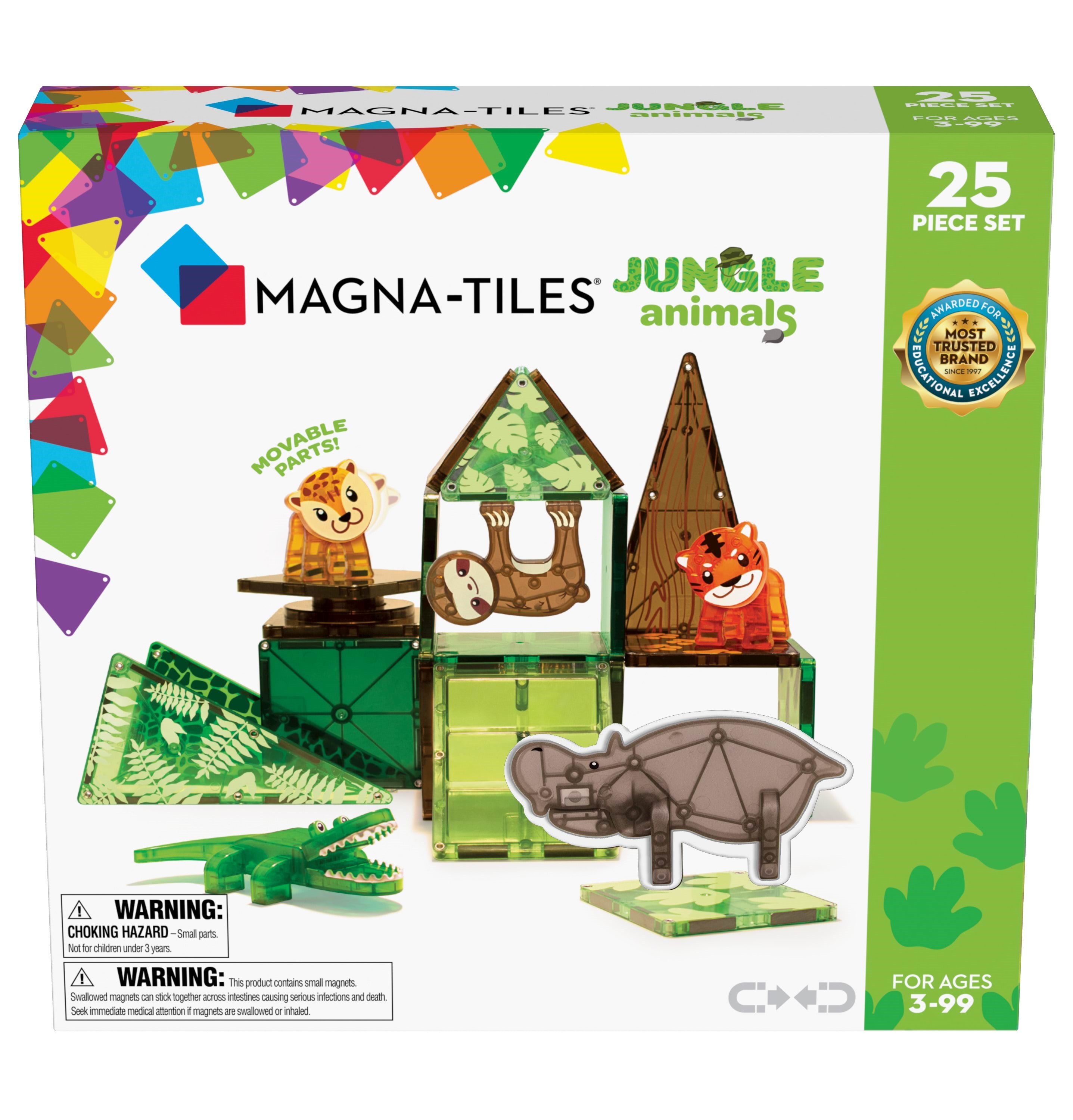 Magna-tiles Jungle Animals 25 Pcs Set - Bausets