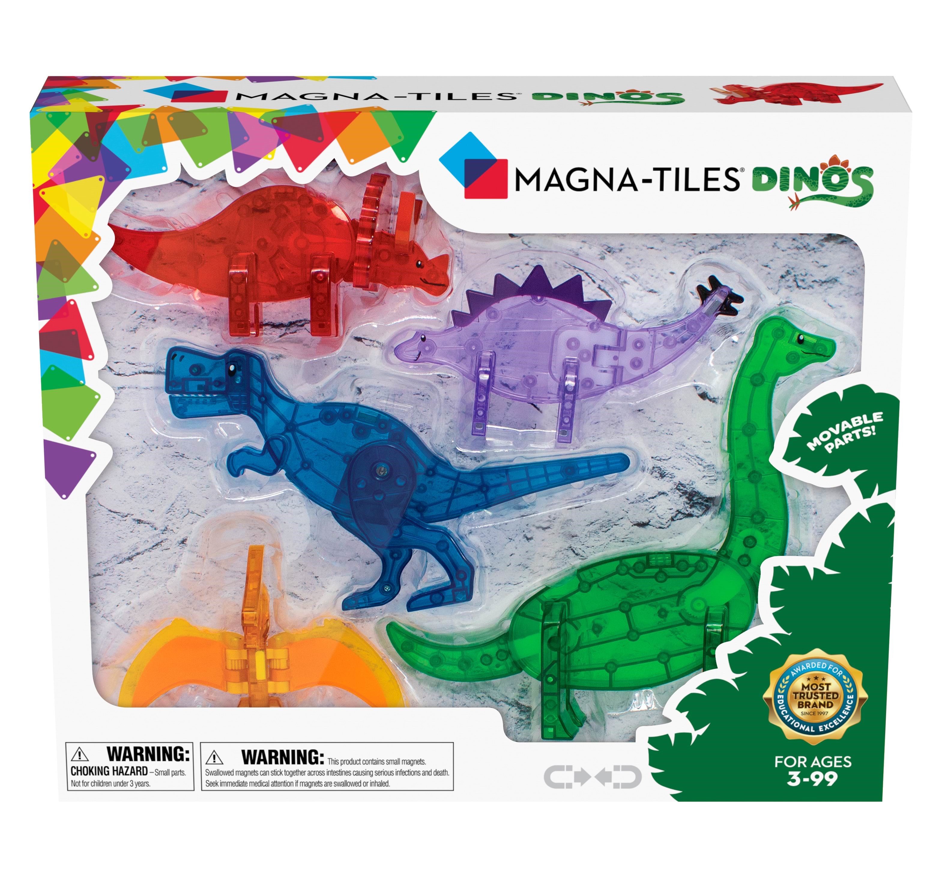 Magna-tiles Dinos 5 Pcs Set - Bausets 90229