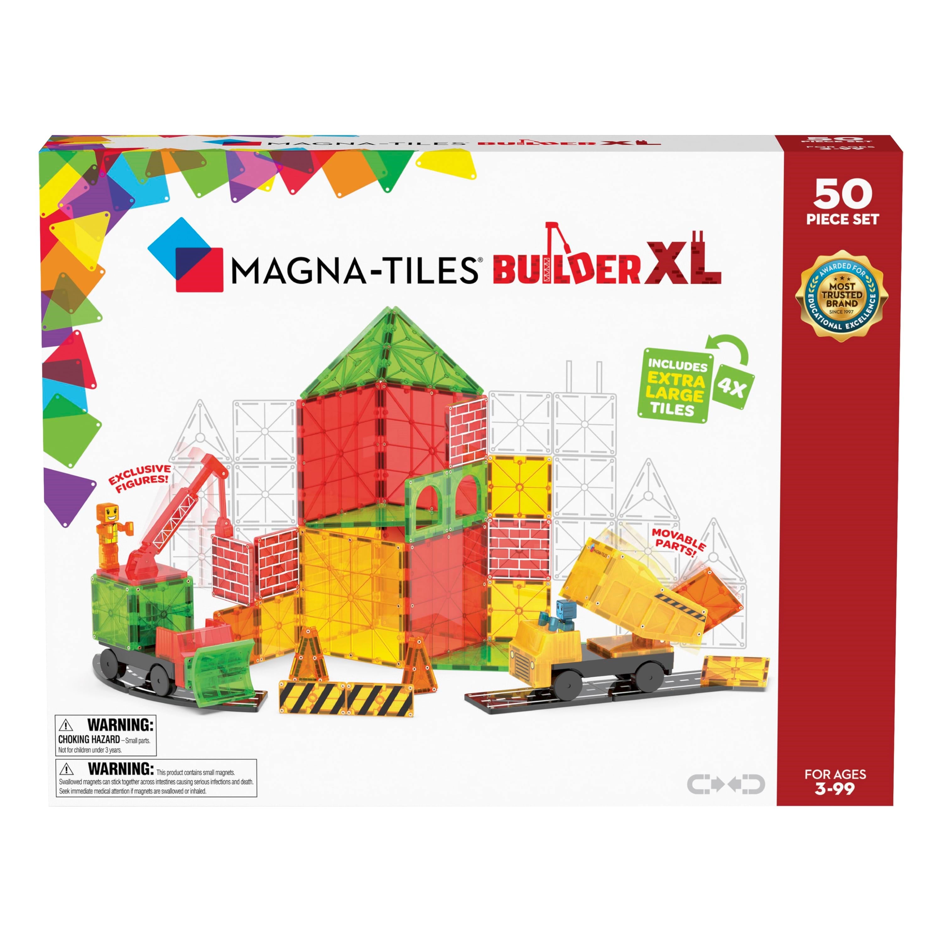 Magna-tiles Builder XL 50-piece - Bausets