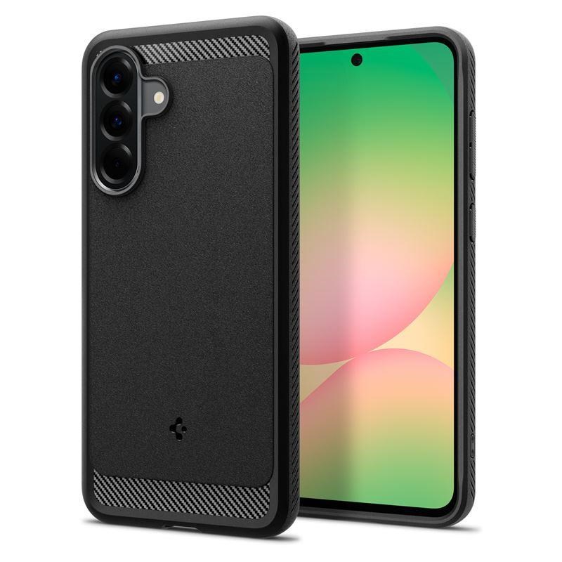 Spigen Rugged Armor - Matte Black - Samsung Galaxy A56 5G - Handys Cover Cases Acs09225