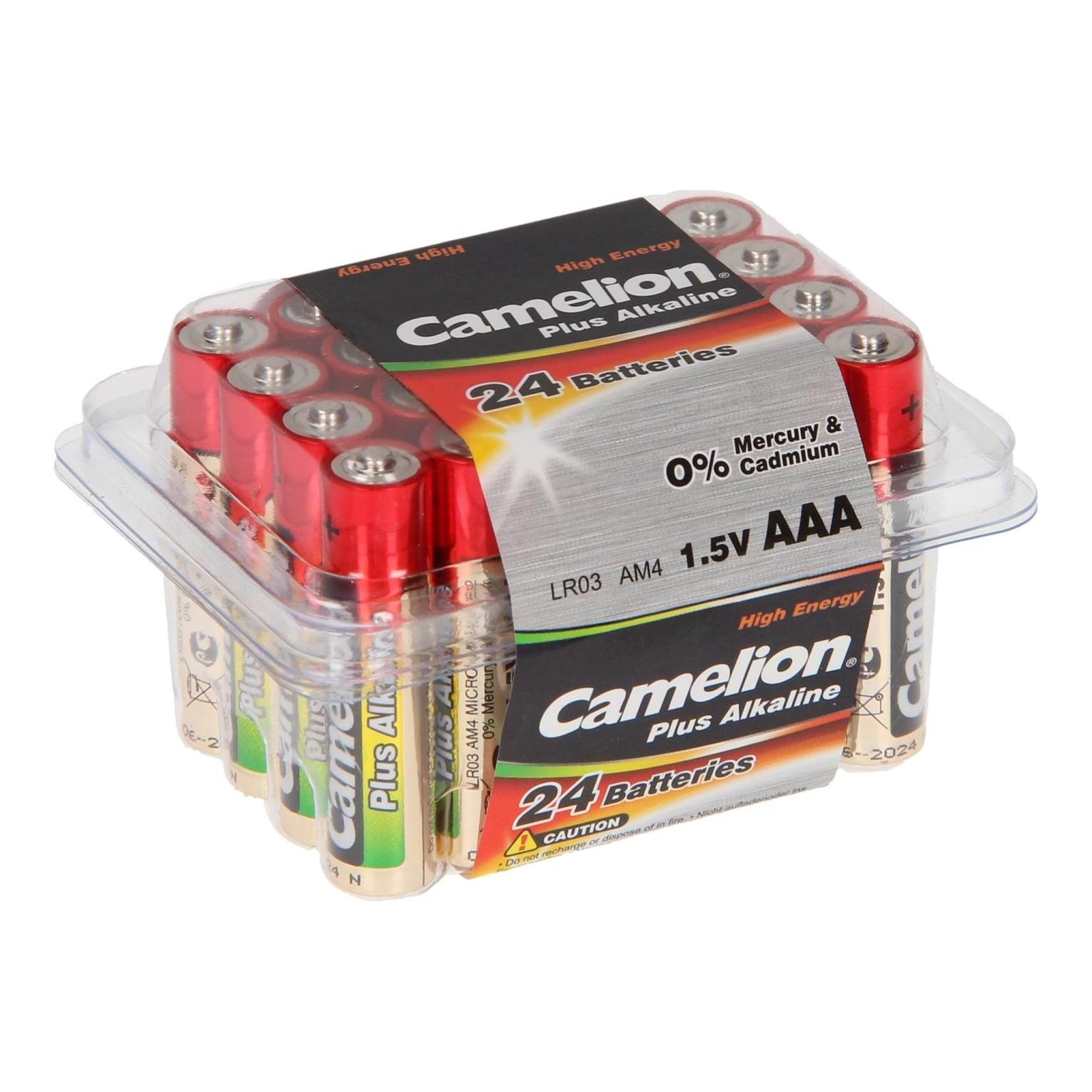Battery Sales Europe - Camelion Plus Battery Alkaline Aaa/lr03 24pcs. - Batterien Und Akkus