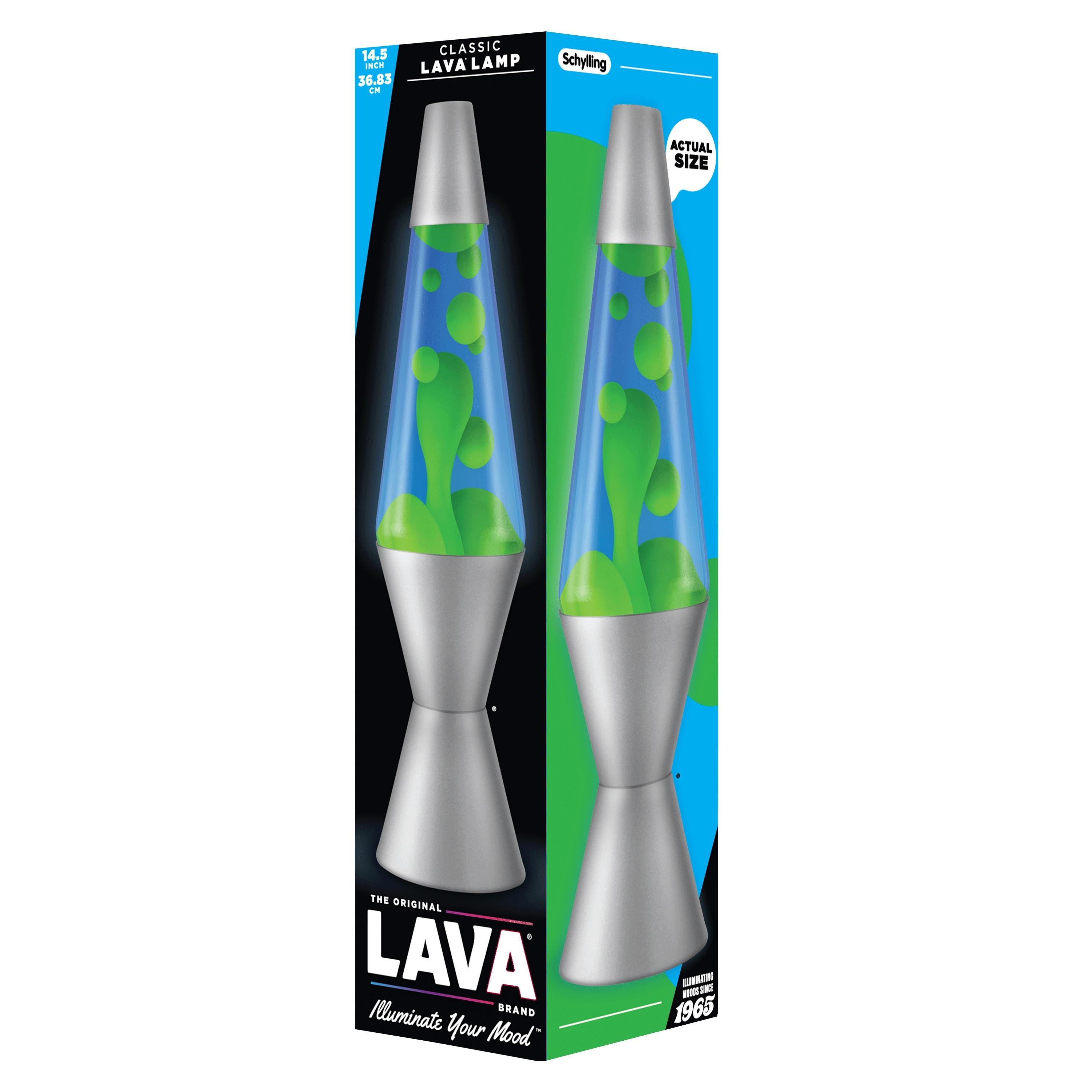 Lava Lamp Classic 37cm Green/blue - Kinder Lampen