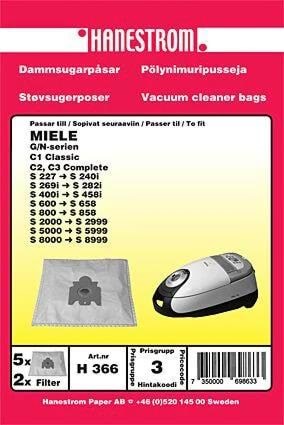 Hanestroem Vacuum Cleaner Bags - 5 Pcs - Staubsaugerbeutel