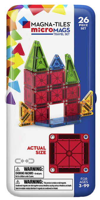 Magna-tiles 26-piece Travel Magnetic Construction Set - Bausets 90295