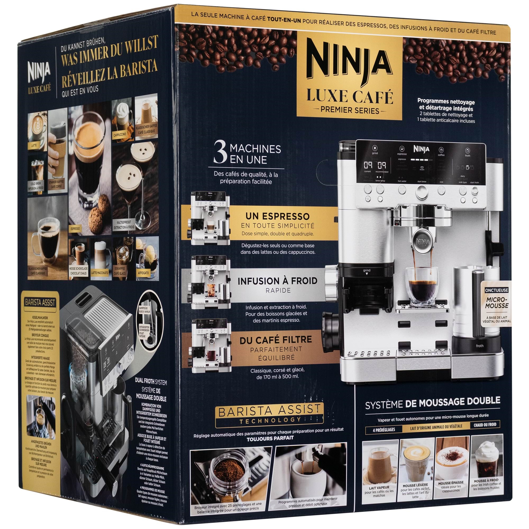 Ninja Es601eu Coffee Maker - Kaffeezubereitung Grau