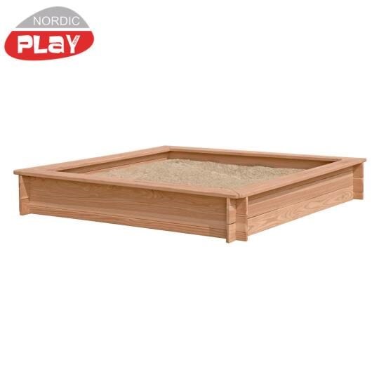 Nordic Play Sandkasse Lærk 150 x 150 cm - Spiele im Freien
