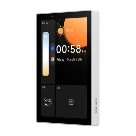 Sonoff Smart Control Panel 120 Matter Wifi/bluetooth/zigbee (White) - Smart Home