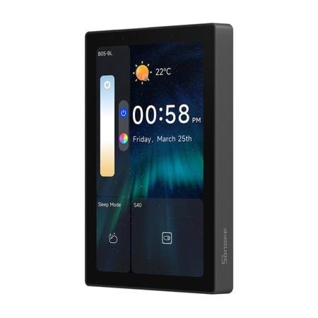 Sonoff Smart Control Panel 120 Matter Wifi/bluetooth/zigbee (Black) - Smart Home Nspanel120pb