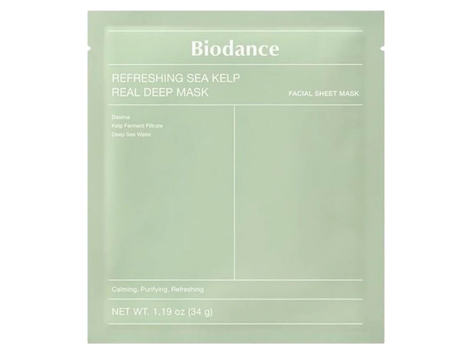 Biodance Refreshing Sea Kelp Real Deep Mask 1 Pcs - Gesichtspflege