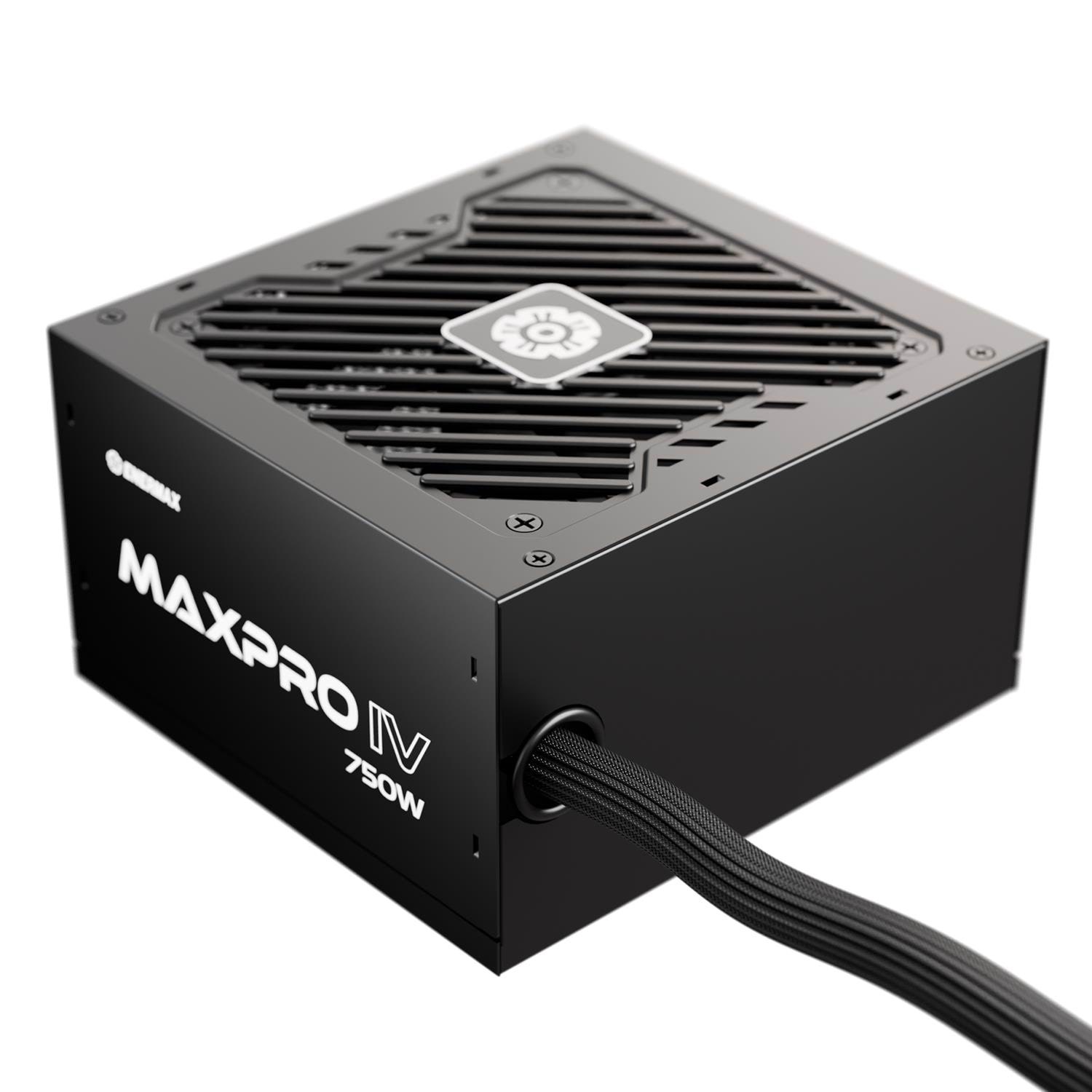 Enermax Maxpro IV Netzteile - 750 Watt - 120 mm - Atx - 80 Plus White (Bis zu 80% Effektiv) Schwarz Emp750w