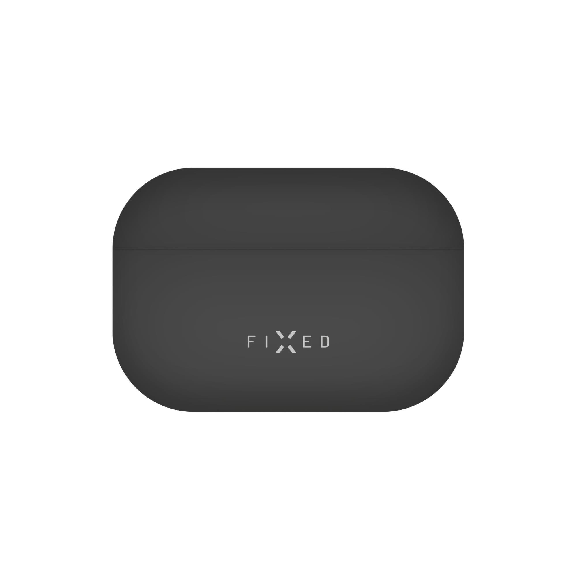Fixed Silky Silicone Case For Apple Airpods Pro 2 Black - Handys Cover Cases Fixsil-999-bk
