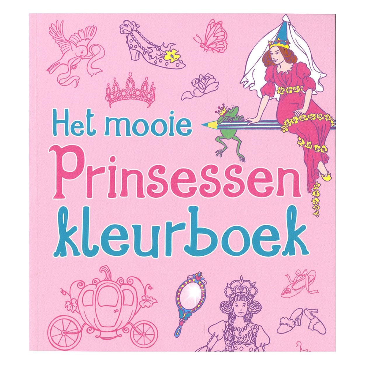 Deltas - The Beautiful Princess Coloring Book - Hobby Zubehoer Malbuch 0690735