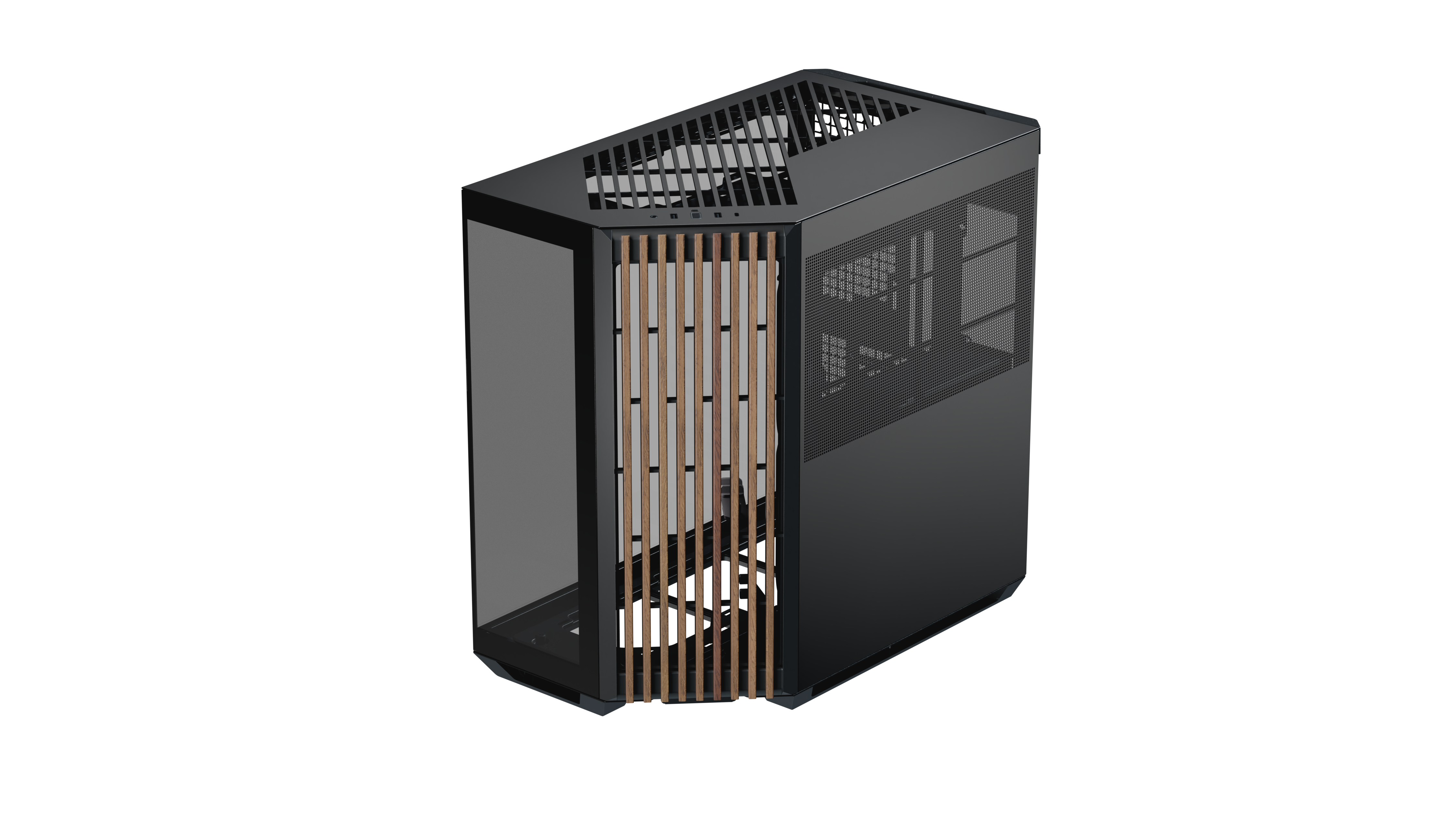 Apnx V1 Wood Black - Gehäuse - Miditower - Schwarz - Gehaeuse