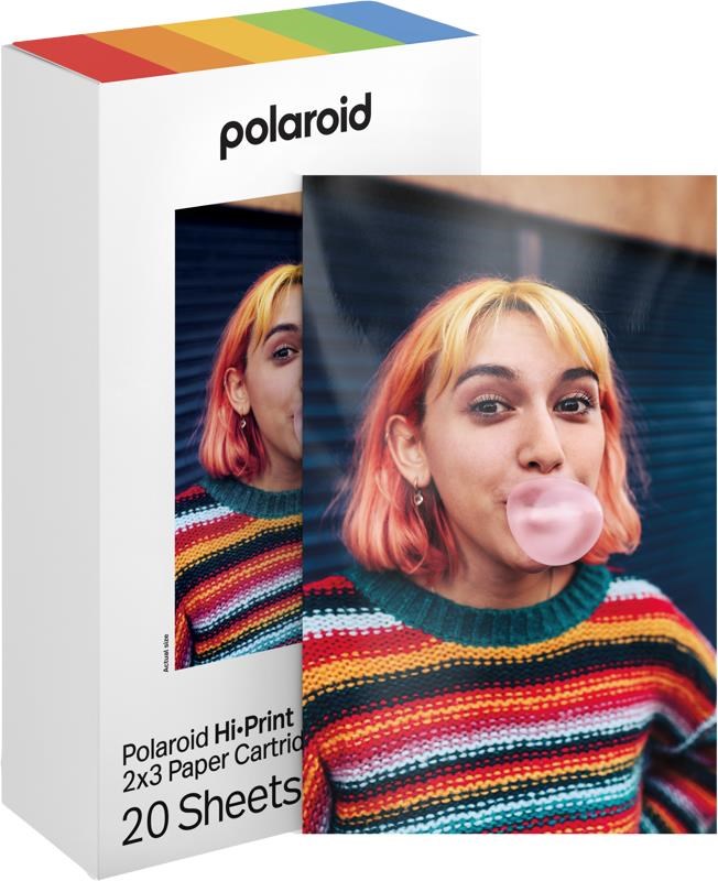 Polaroid Hi-print 2x3 Paper Cartridge Gen 2 - 20 Sheets - Papier Fotopapier Und Etiketten 006355