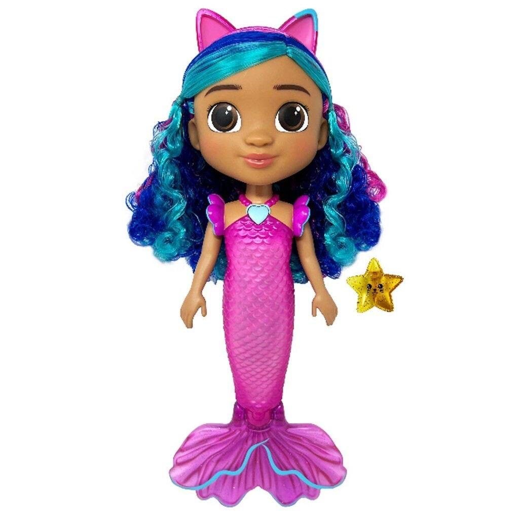 Gabby's Dollhouse Gabby's Movie Sing & Shine Mermaid Gabby Doll 36cm - Dolls Accessories 6074338