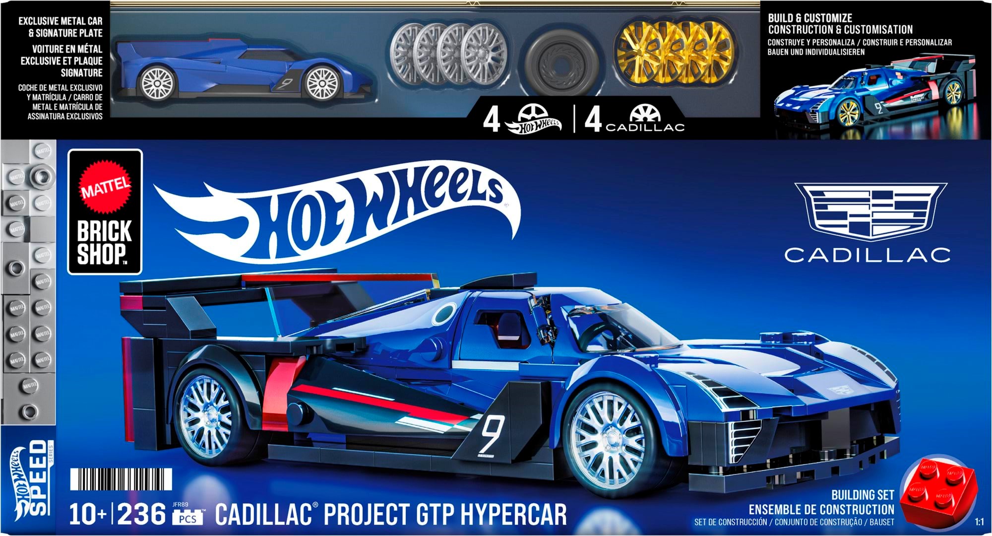 Hot Wheels Brick Shop Speed Series Cadillac Gtp - Modellbau Jfr89