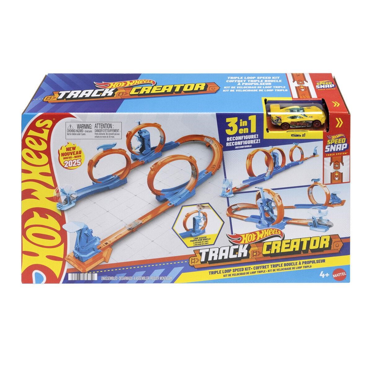 Hot Wheels Track Creator Triple Loop Frenzy - Spielzeugauto