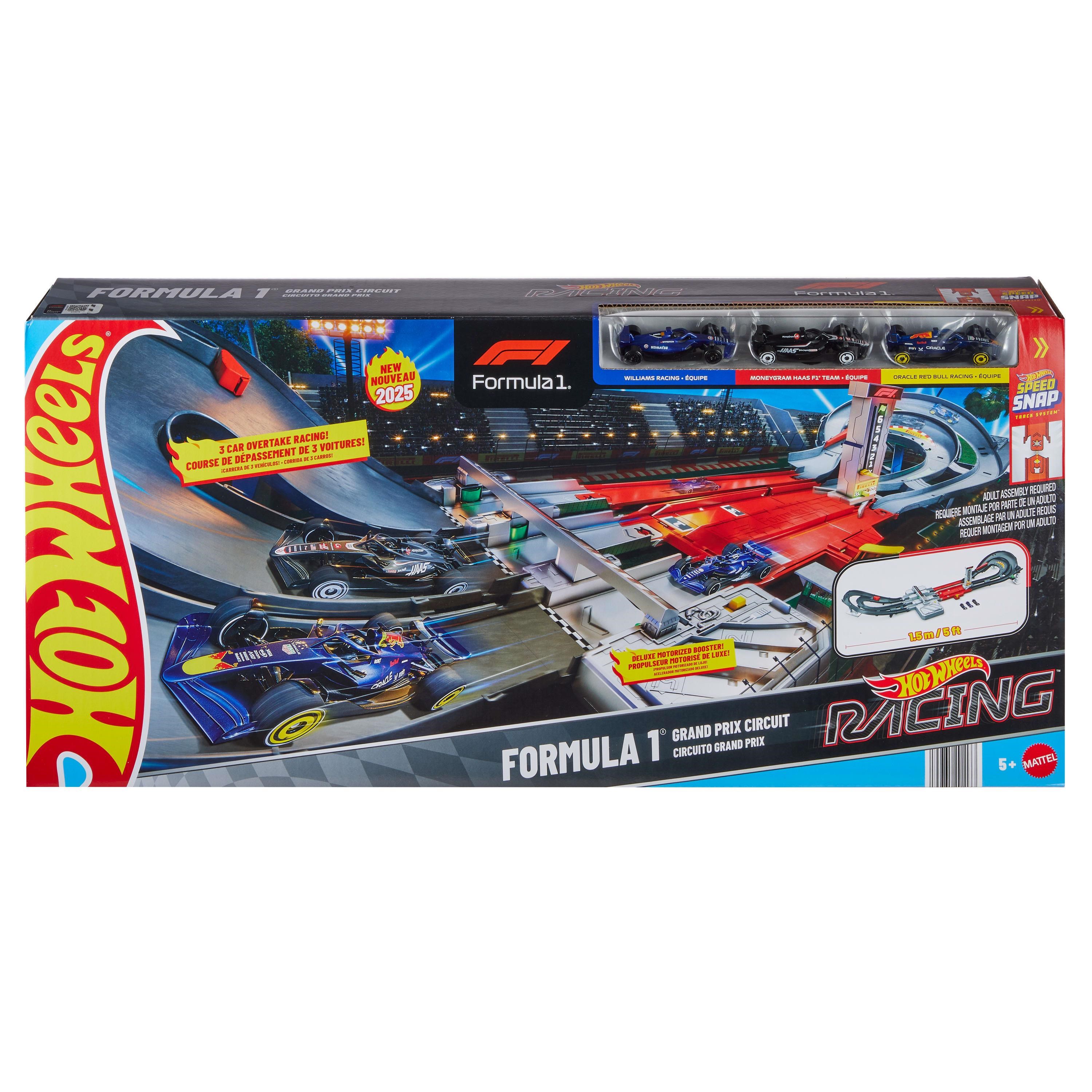 Hot Wheels Racing Formula 1 Grand Prix Circuit Track Set - Spielzeugauto Jdy16