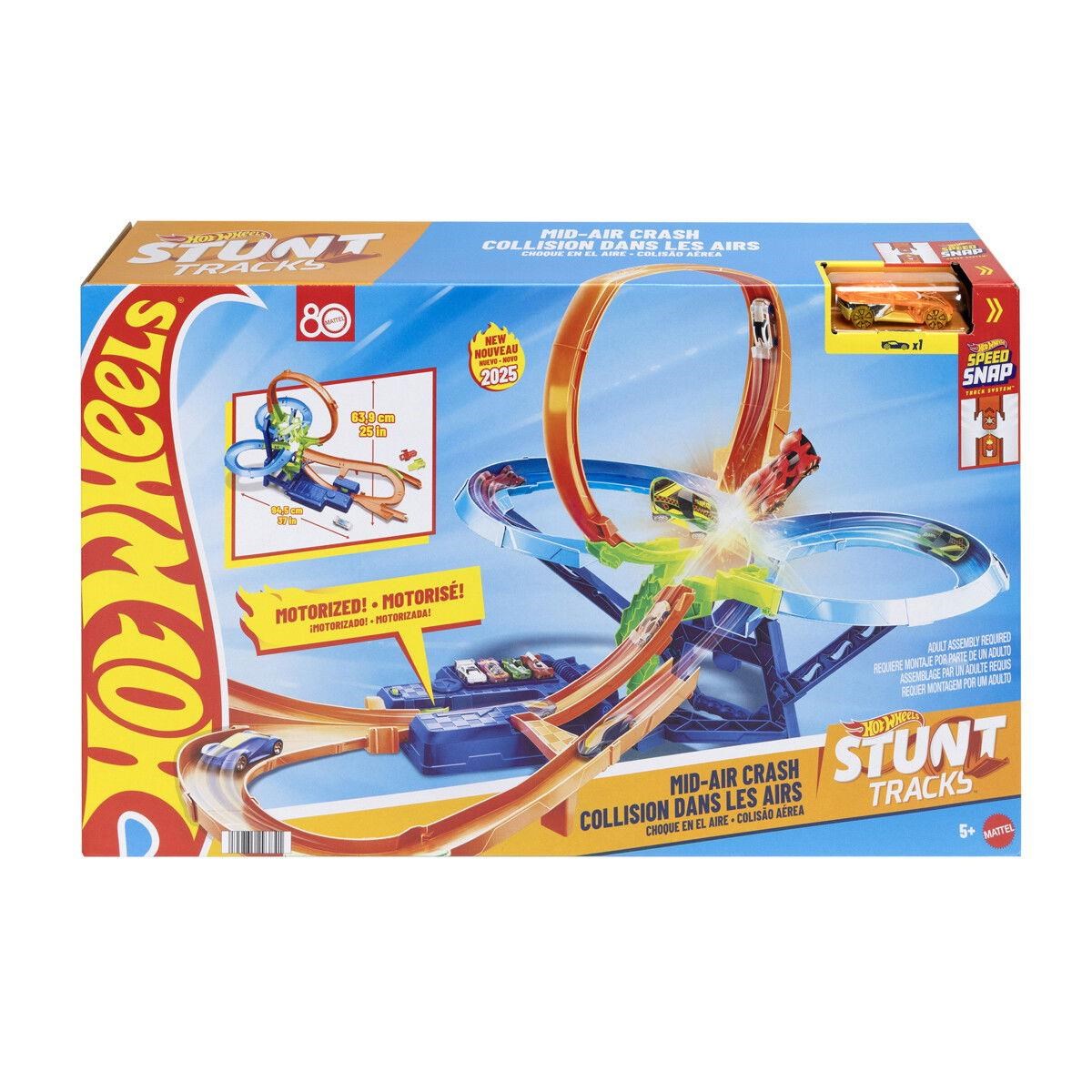 Hot Wheels Stunt Tracks Big Air Crash - Spielzeugauto