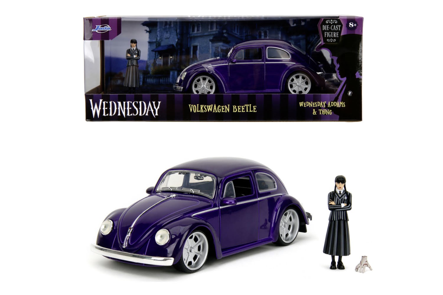 Jada Toys Wednesday Volkswagen Beetle 1:24 - Spielzeugauto