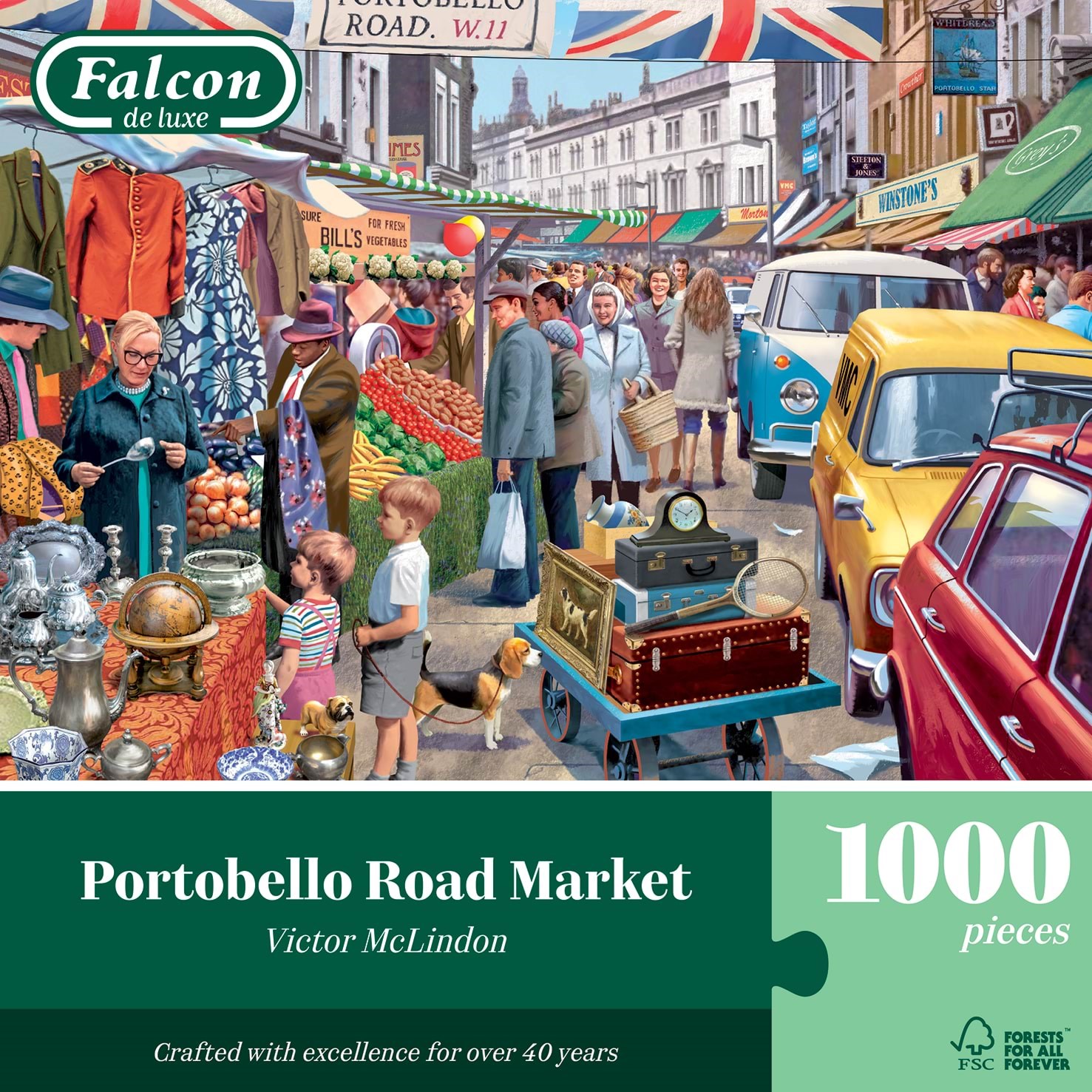 Falcon Portobello Road Market (1000) - Puzzle 707-1110500142