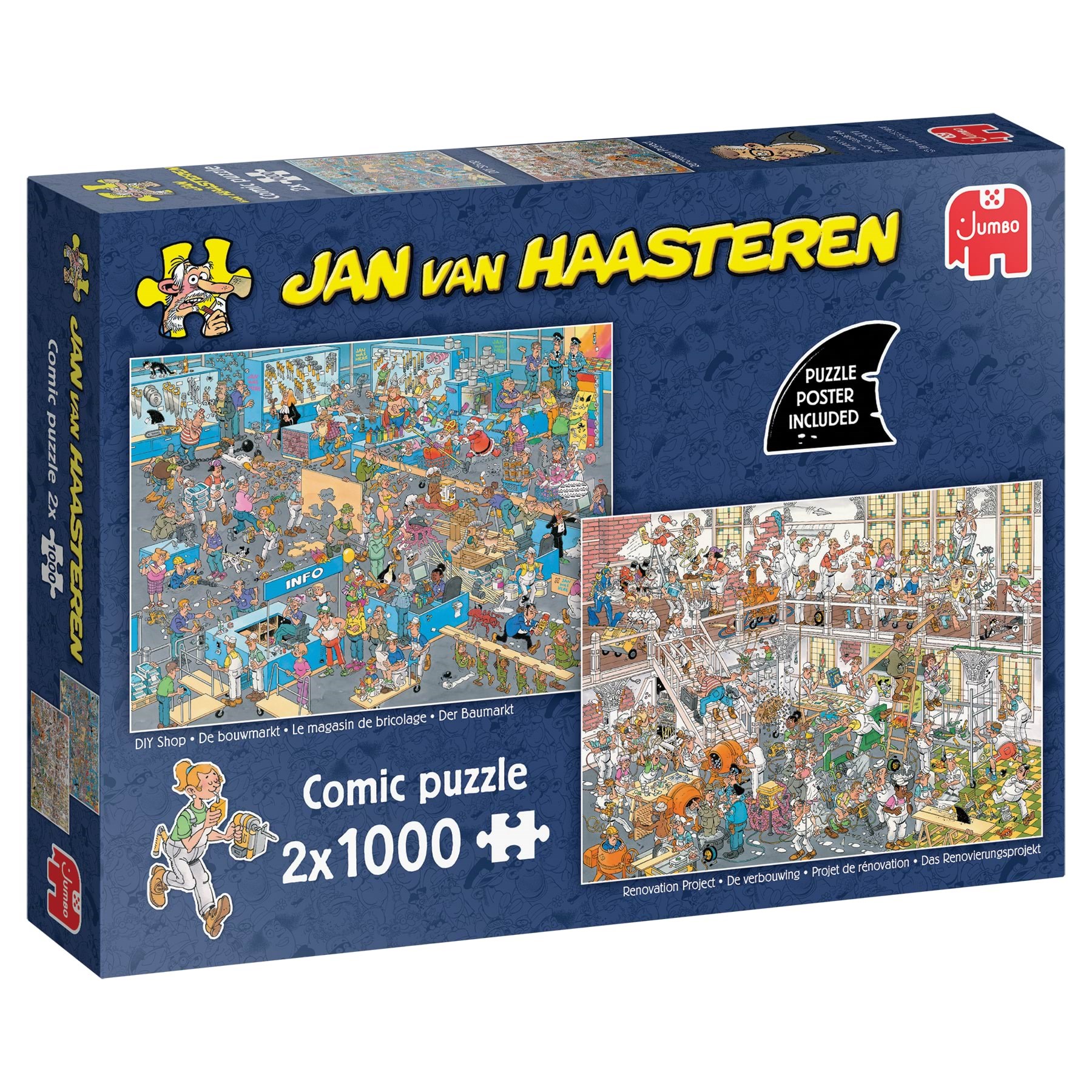 Jan Van Haasteren Diy Shop & Renovation Project(2 X1000) - Puzzle