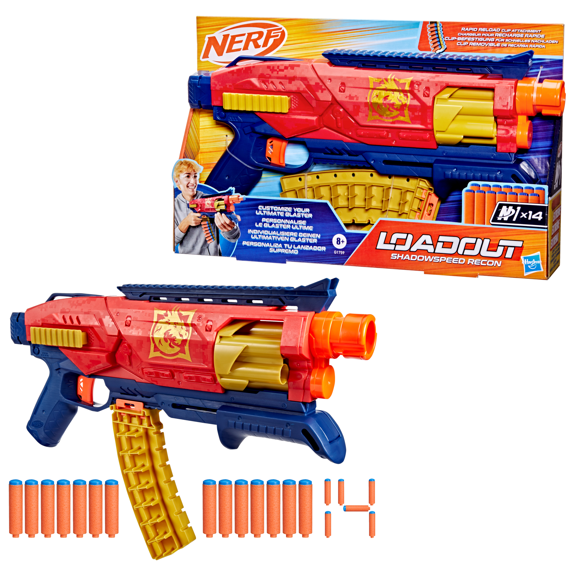 Nerf Loadout Shadowspeed Recon Blaster - Spielzeugwaffen G17594n0