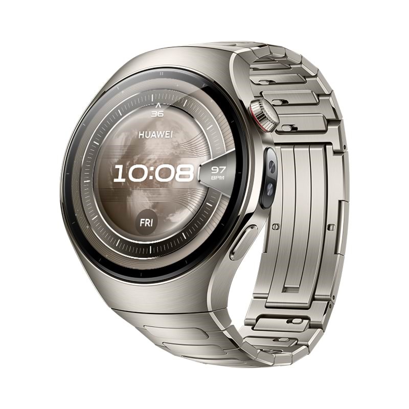 Huawei Watch 5 46mm Titanium - Smartwatches Pulsuhren Sportuhren Schrittzaehler