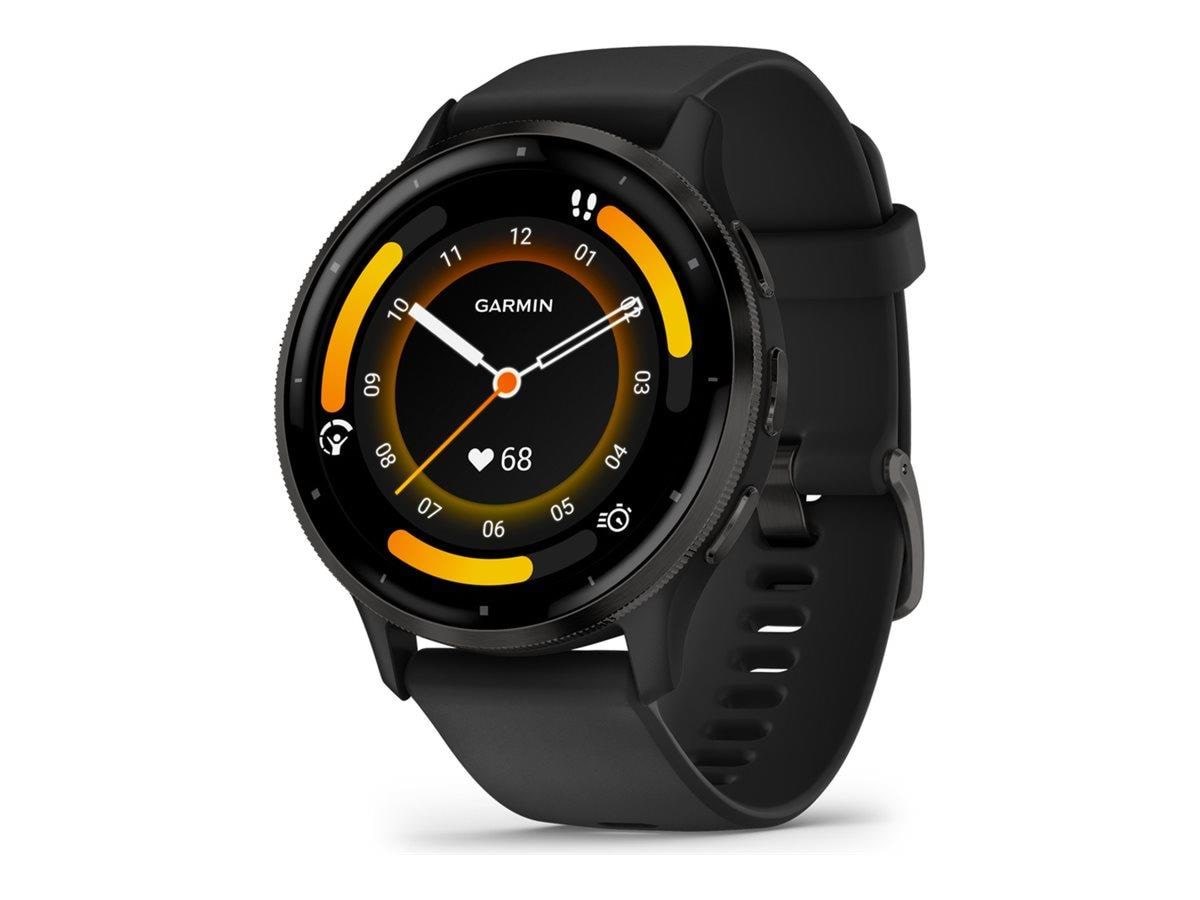 Garmin Venu 3 - Smartwatches Pulsuhren Sportuhren Schrittzaehler Black 010-02784-01